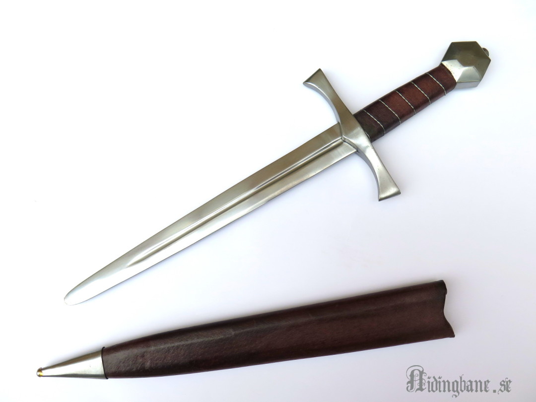 Medieval Dagger with scabbard | Nidingbane